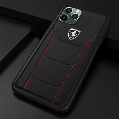 Ferrari ® iPhone 11 Pro Genuine Leather Crafted Limited Edition Case