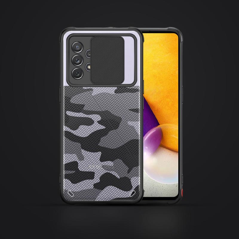 Galaxy A52/A72 Camouflage Camera Protective Case
