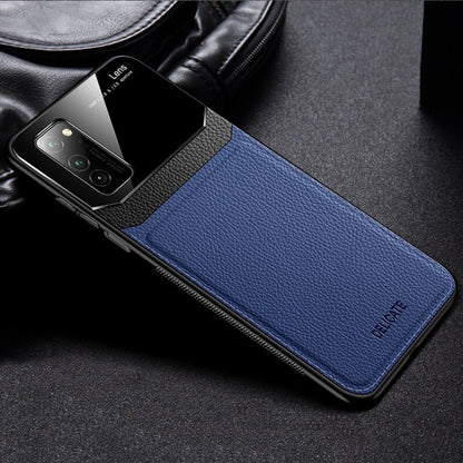 Galaxy S20 Sleek Slim Leather Glass Case