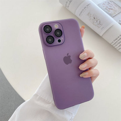 iPhone Series Ultra-Thin Matte Paper Back Case