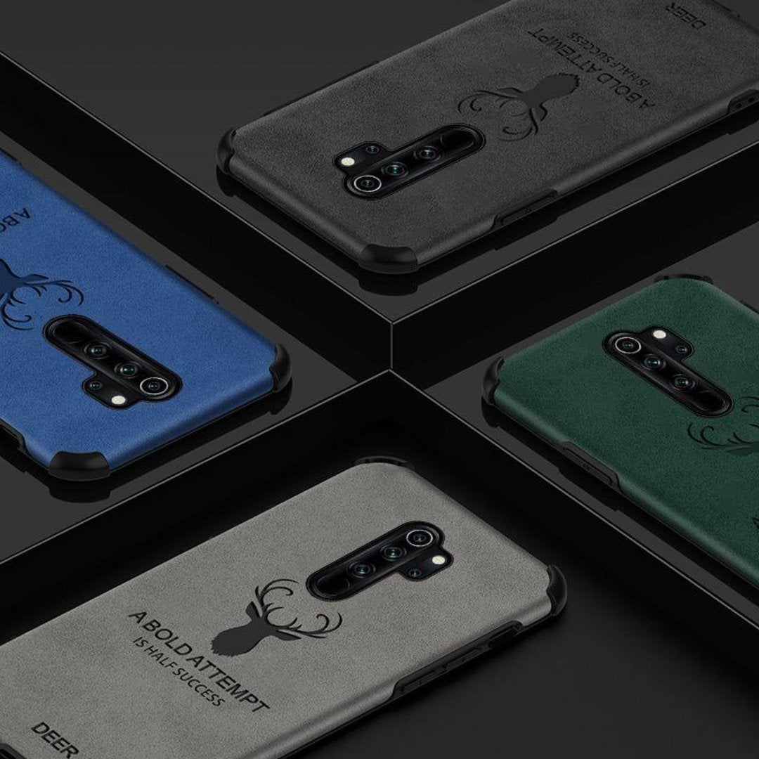 Galaxy S9 Plus Shockproof Deer Leather Texture Case