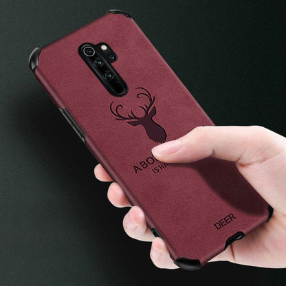 Galaxy S9 Plus Shockproof Deer Leather Texture Case