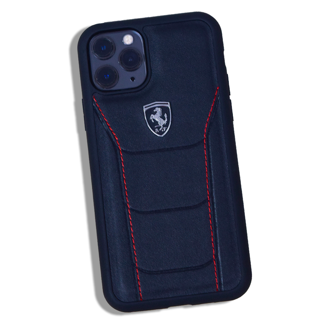 Ferrari ® iPhone 11 Pro Genuine Leather Crafted Limited Edition Case