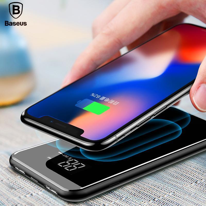 Baseus 8000mAh QI Wireless Charger + Power Bank