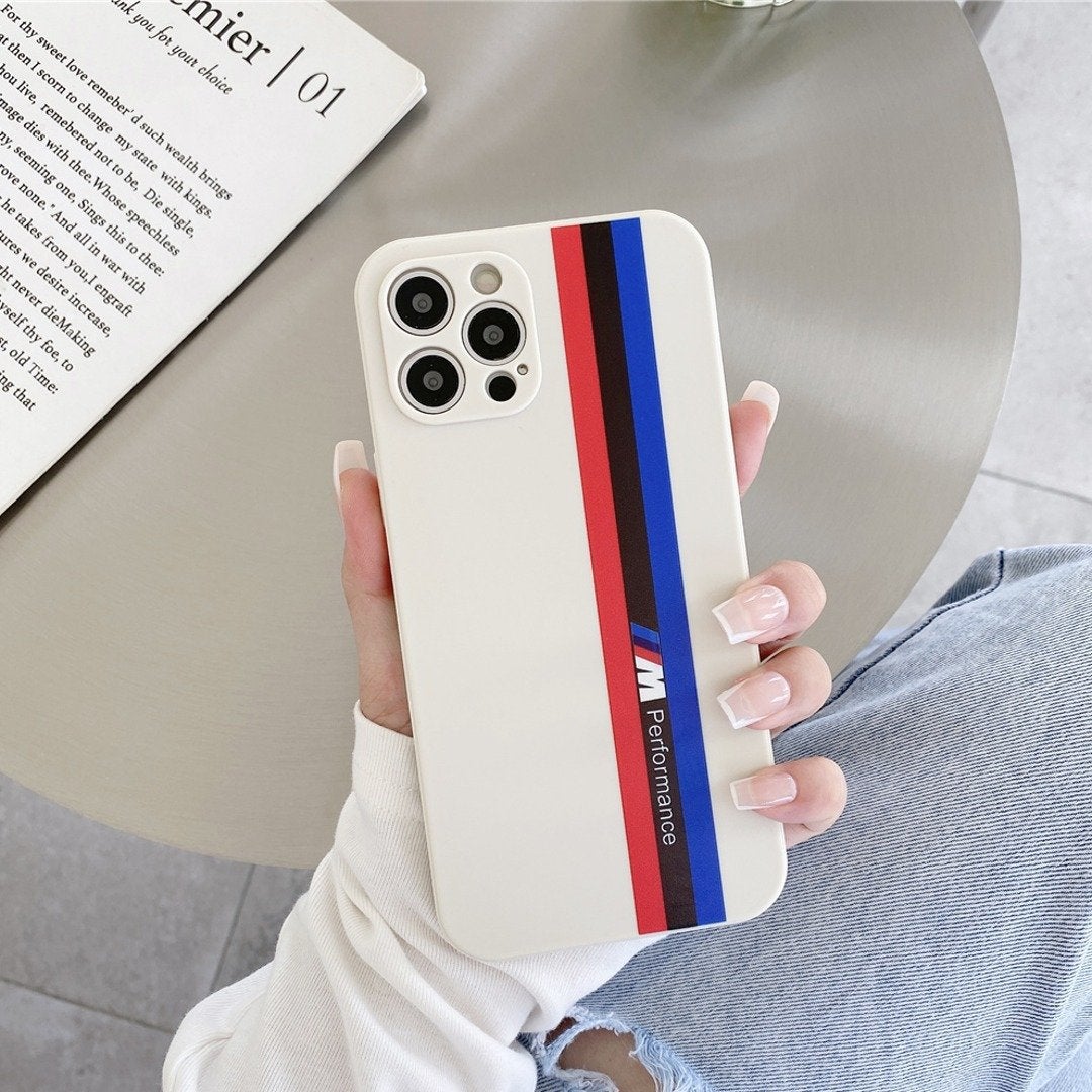 iPhone 12 Soft Liquid silicone BMW Case