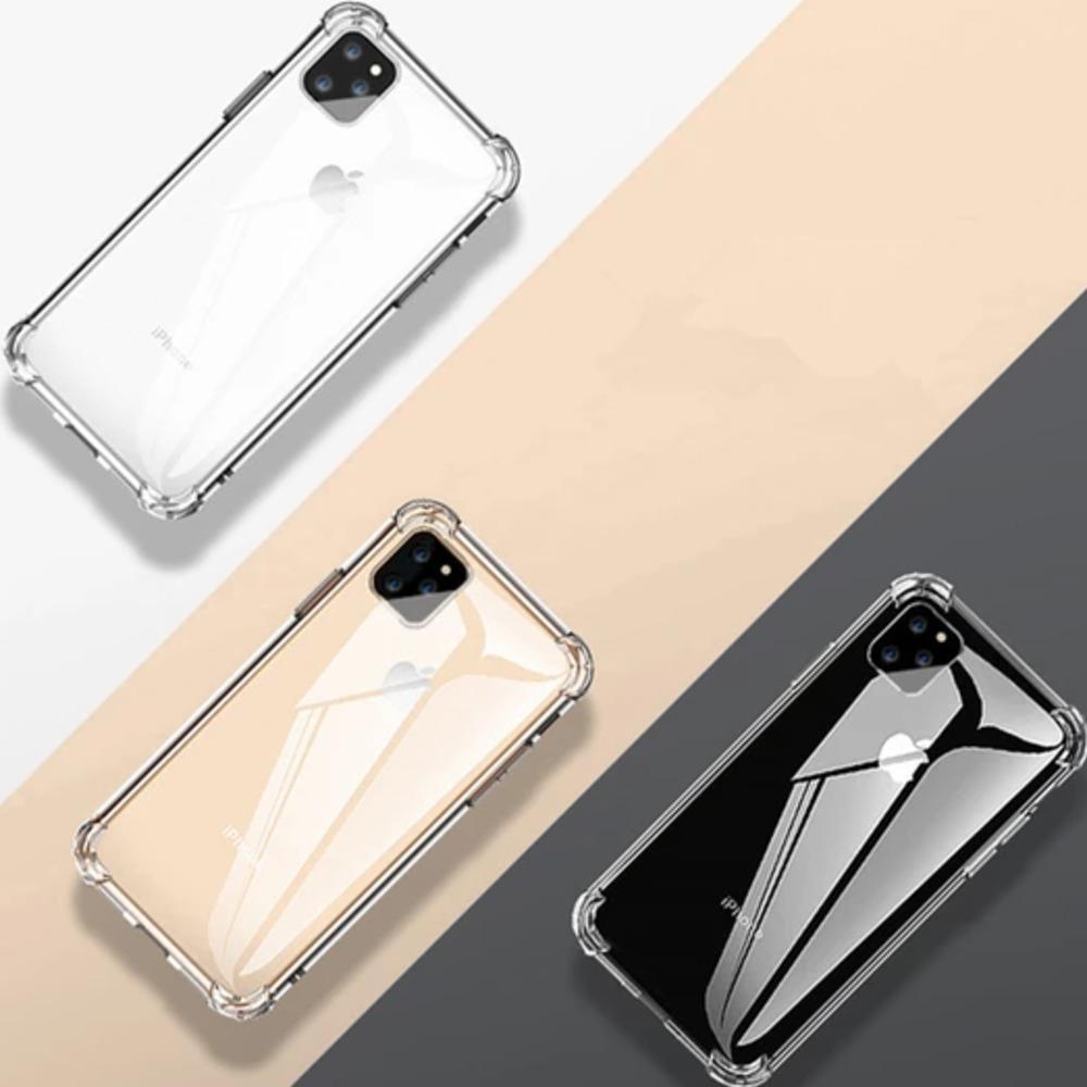 MK iPhone 11 Series Baseus Anti Knock TPU Transparent Case