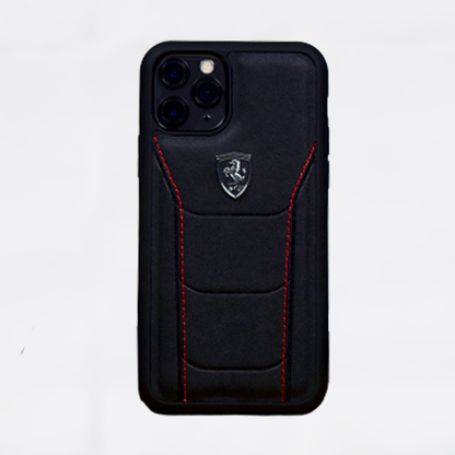 Ferrari ® iPhone 11 Pro Genuine Leather Crafted Limited Edition Case