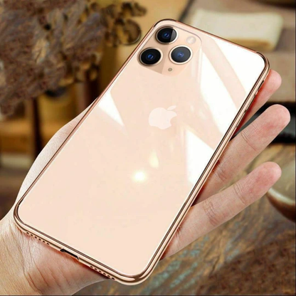 iPhone 11 Series (3 in 1 Combo) - Matte Finish Case + Tempered Glass + Camera Lens Guard