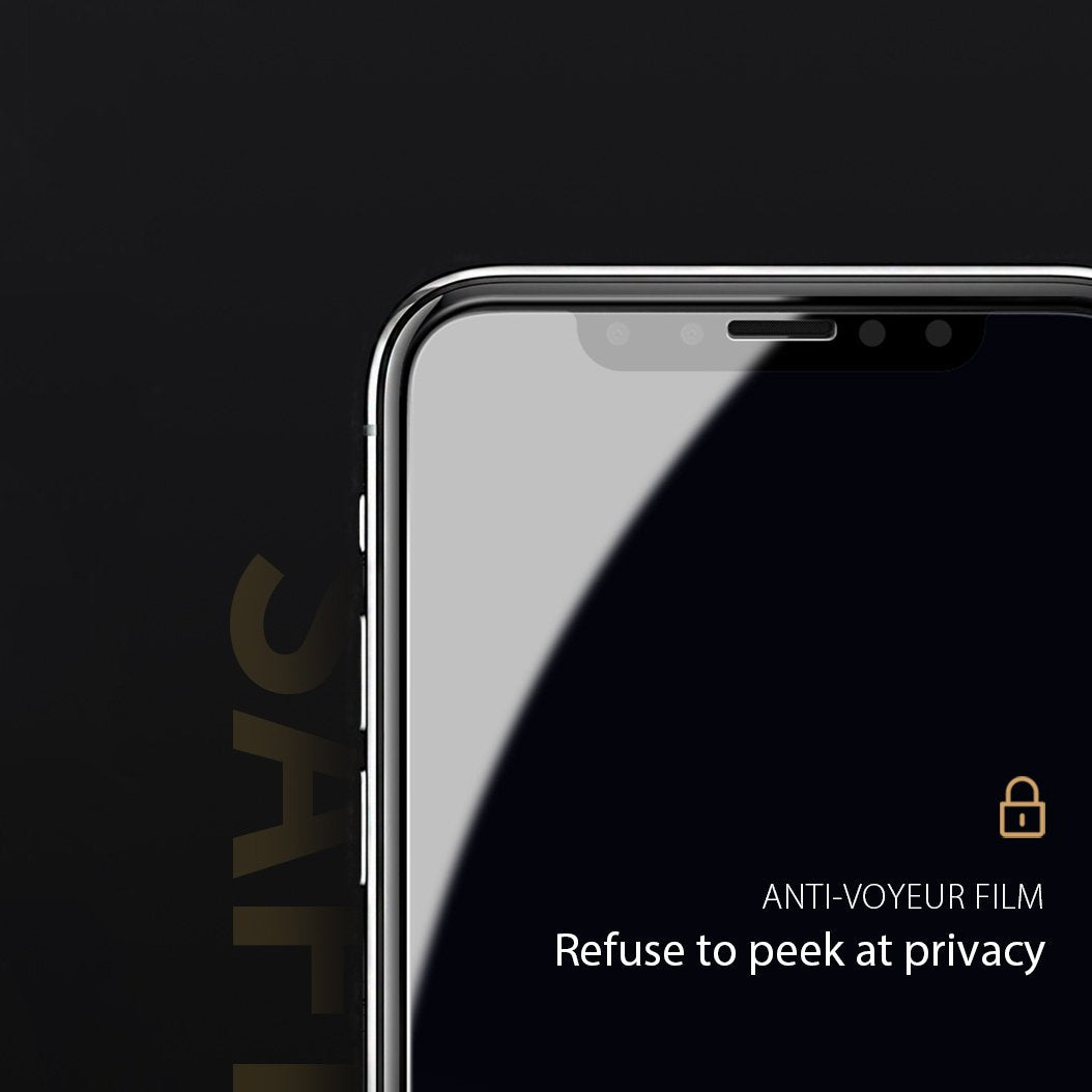 iPhone X Anti-Spy Privacy Full Glass Screen Protector