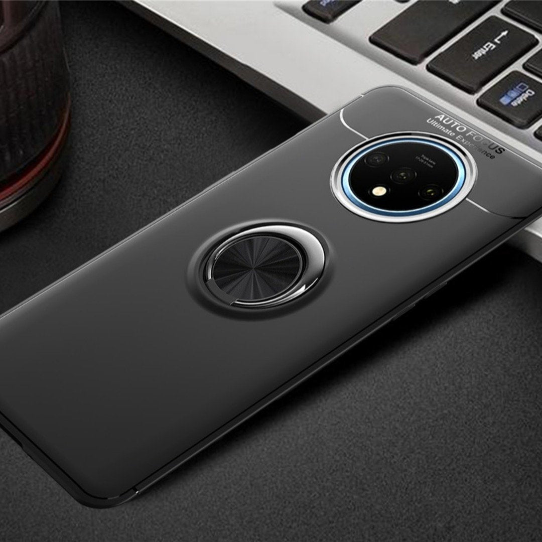 OnePlus 7 Series Metallic Finger Ring Holder Matte Case